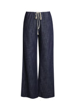 Load image into Gallery viewer, Raffaella Cotton Denim Straight Leg Pants
