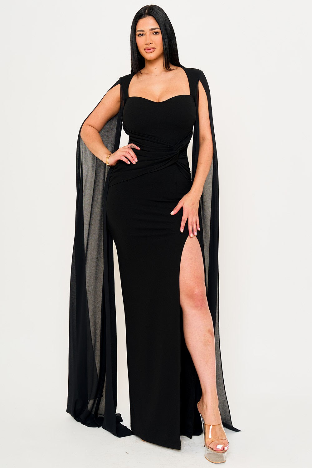 formal black tie event dresses Walker Smock Mini Dress - Black main image 0