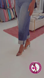 Load and play video in Gallery viewer, Cuffed Jeans
