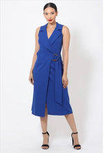 Load image into Gallery viewer, It’s a Wrap -  Blue Dress
