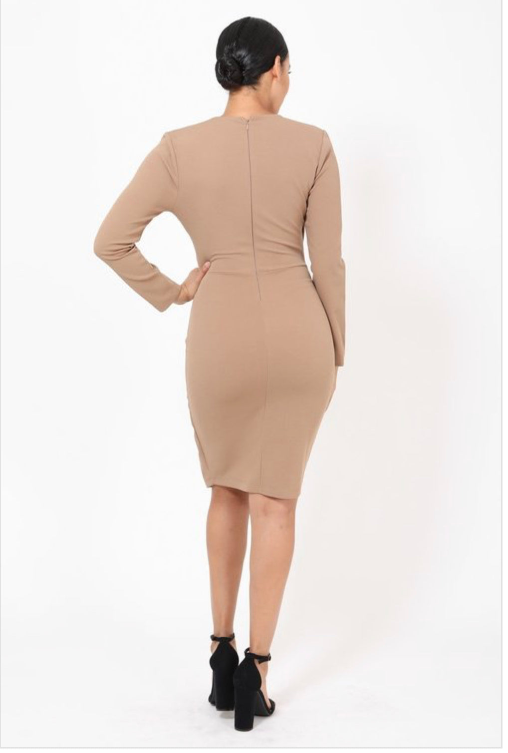 Rave - Wrap style Bodycon Dress The DressingRoom BVI Rave - Wrap style Bodycon Dress The DressingRoom BVI