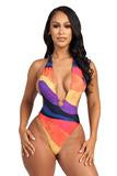Gimme The Scoop Swimsuit-Abstract Print
