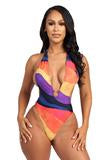 Load image into Gallery viewer, Gimme The Scoop Swimsuit-Abstract Print
