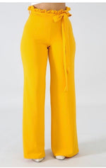 Load image into Gallery viewer, Dark Yellow - High Waist Pants
