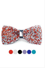 Load image into Gallery viewer, Red Sparkling Bow Tie
